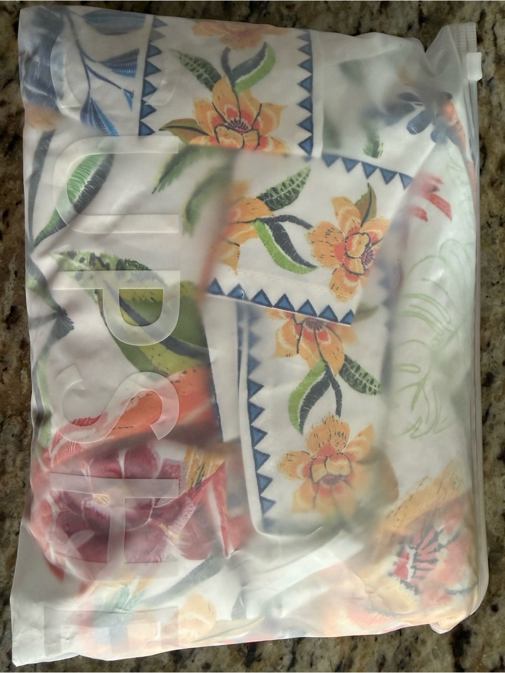 Cupshe White Maxi Skirt with Bright Floral & Multicolor Bird Print - Picture 3 of 5